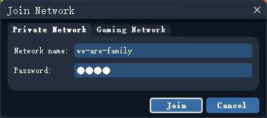 Enter joining information