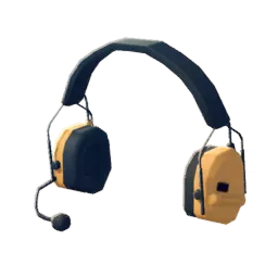 Orange Headphones