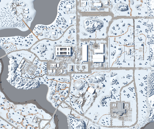 37th Experimental Area map